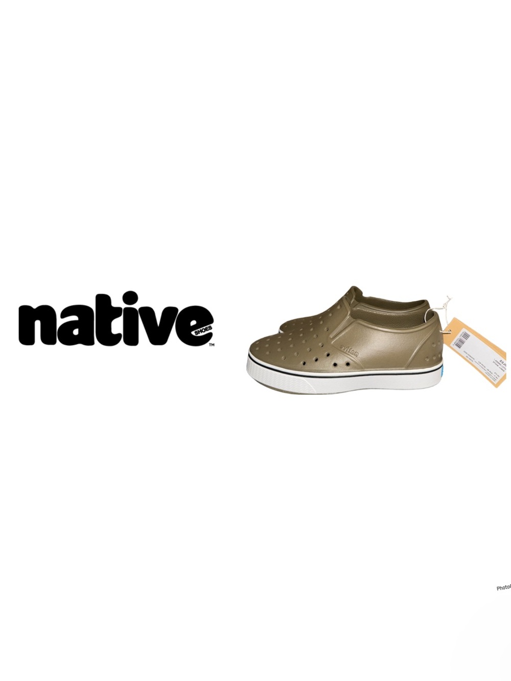 NWT Native MILES- UTILITY GREEN/SHELL WHITE - Picture 1 of 7